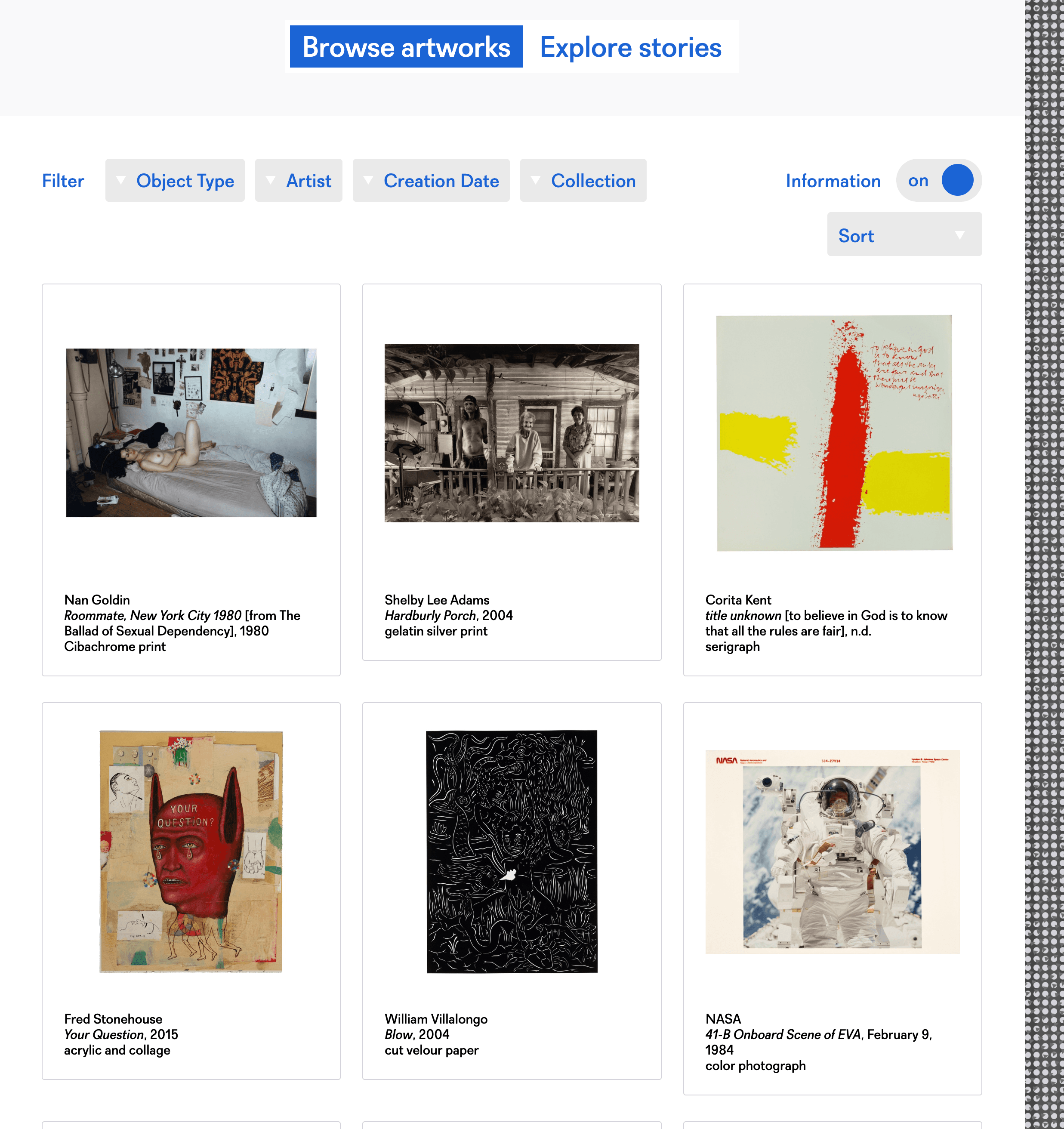 Browse artworks