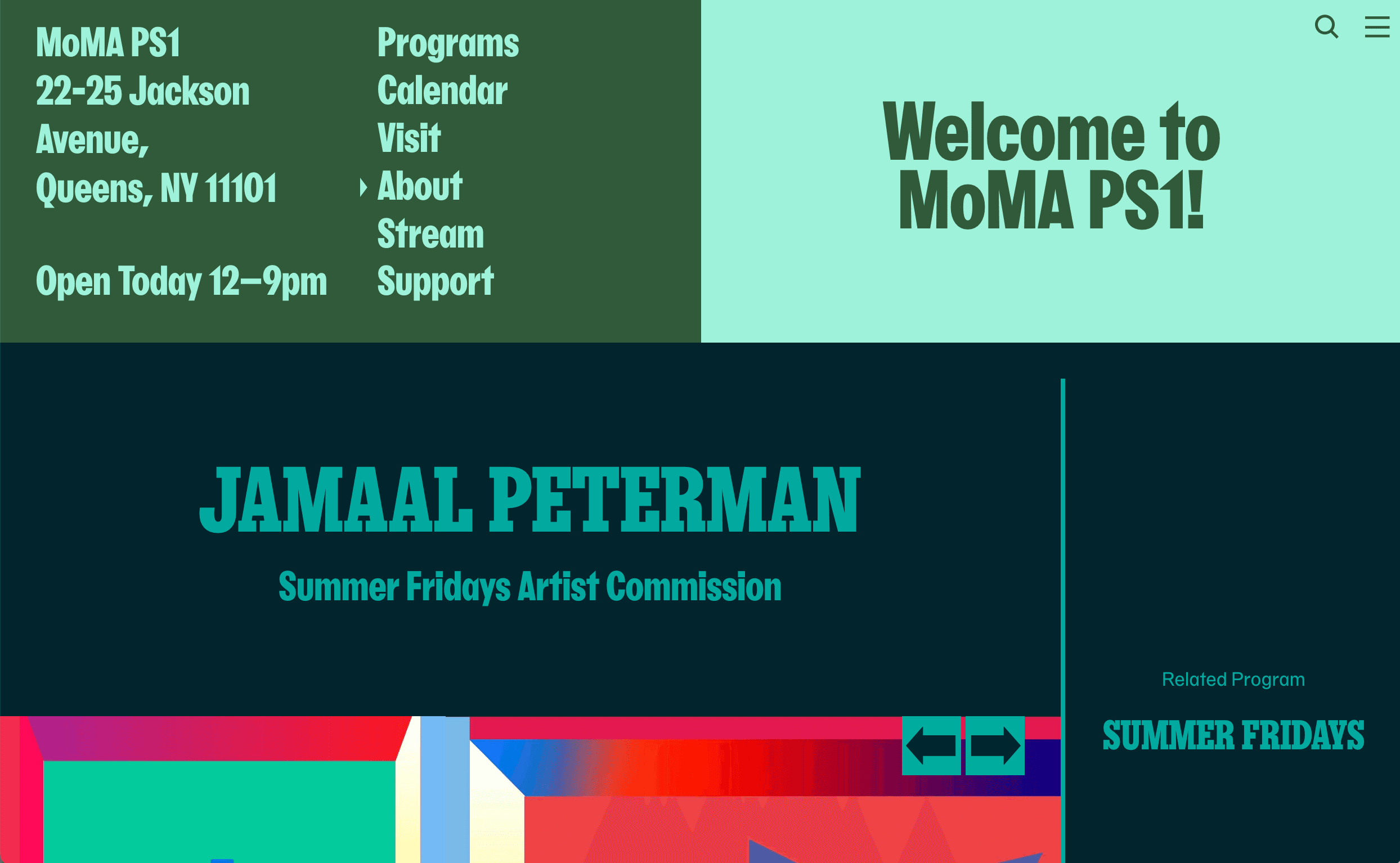 MoMA PS1—homepage