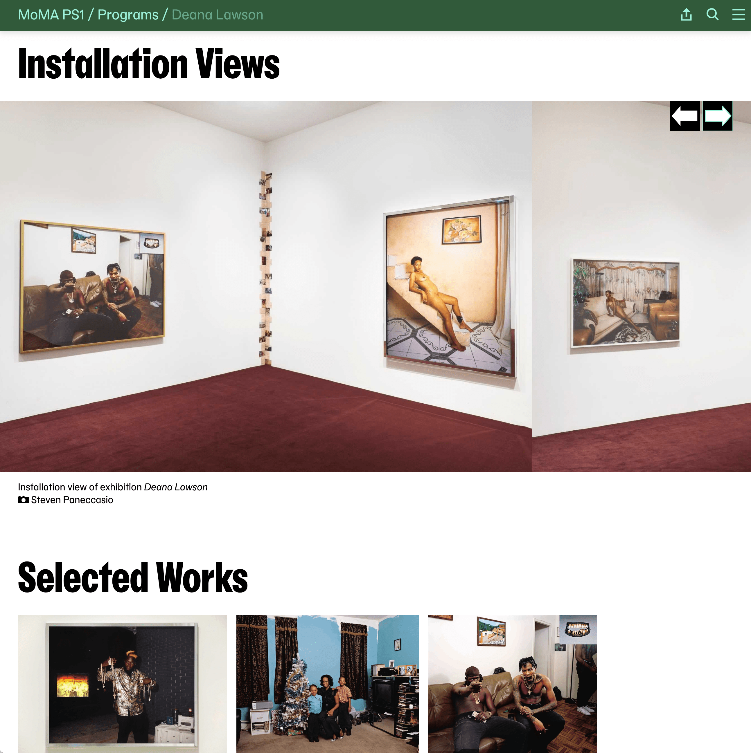 MoMA PS1—Deana Lawson—Installation Views