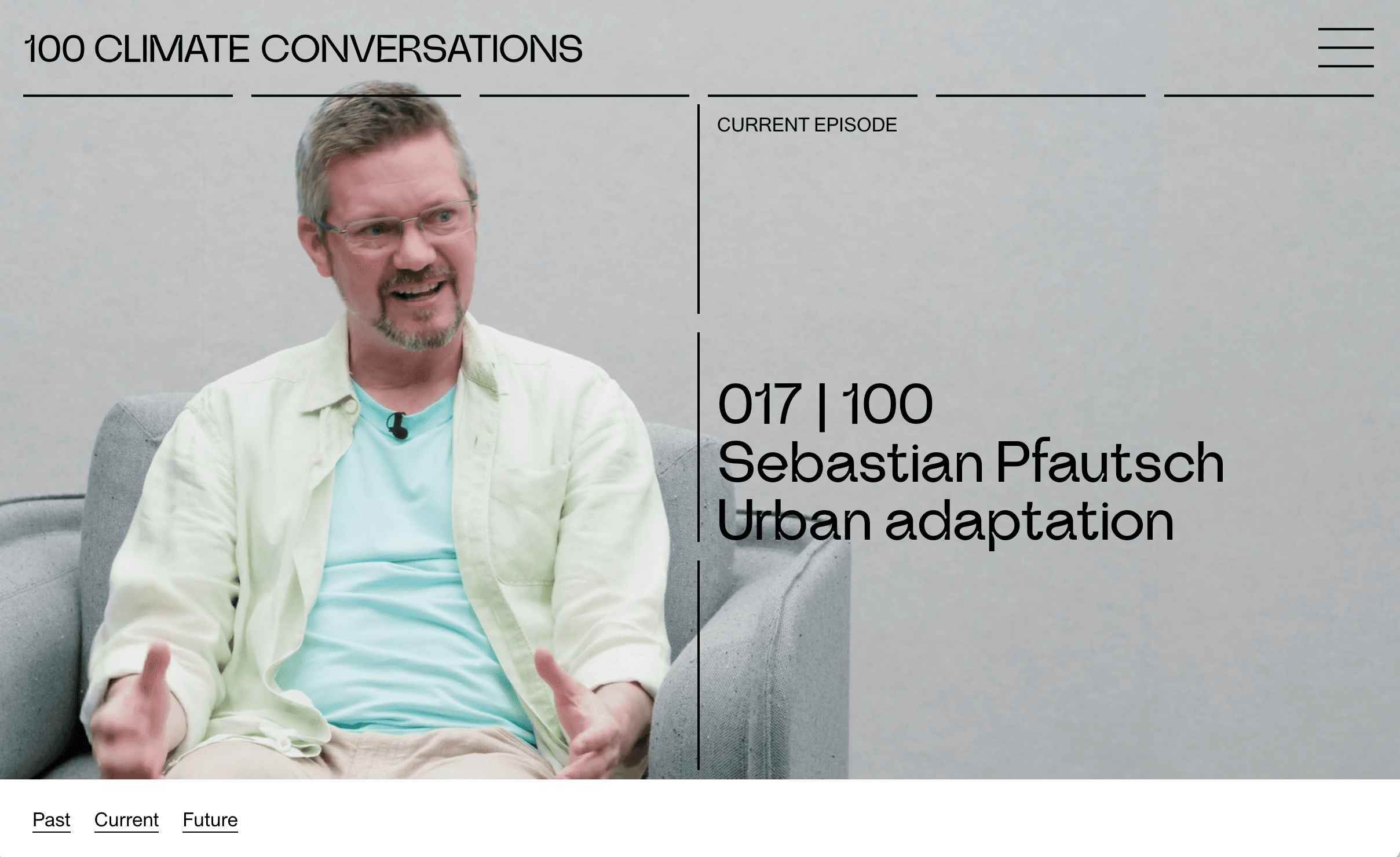 100 Climate Conversations—Homepage